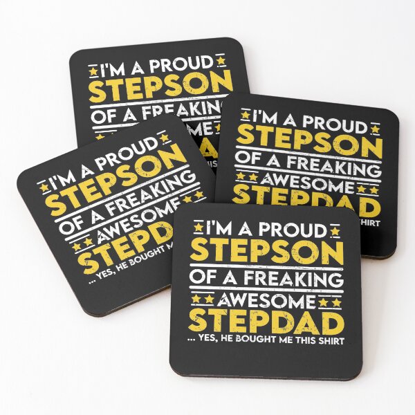 Item preview, I'm a Proud Stepson of a Freaking Awesome Stepdad designed and sold by sesa10.