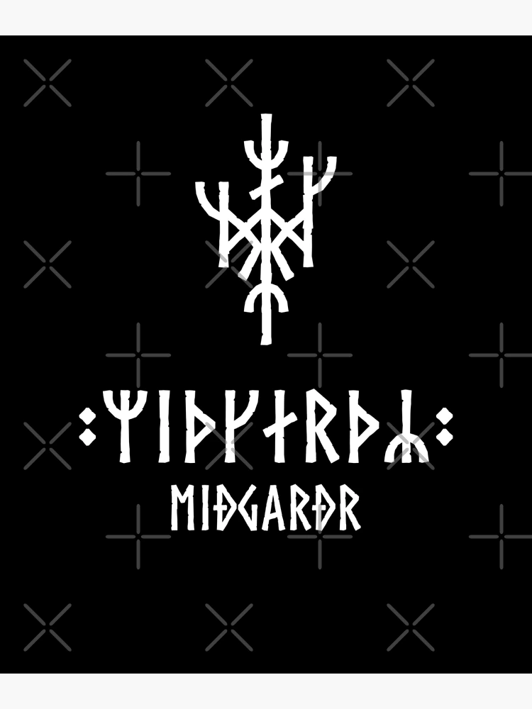 Rune Glifberg サイン入り ポスター Right Guard 賞 Amazon.com: Courage Bind Rune Vinyl Sticker - Viking Symbol