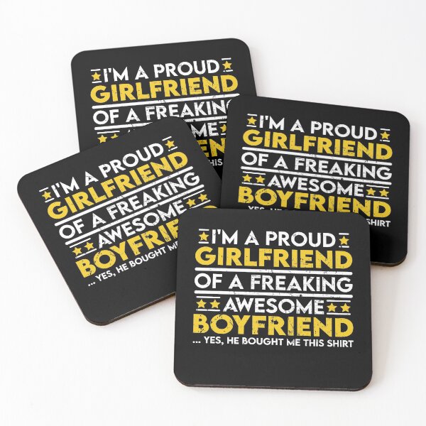 Item preview, I'm a Proud Girlfriend of a Freaking Awesome Boyfriend designed and sold by sesa10.