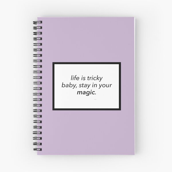 Item preview, life is tricky baby, stay in your magic box design designed and sold by 3meistudios.