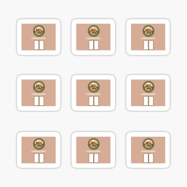 Military Commissary Rose Gold Sticker Pack Sticker