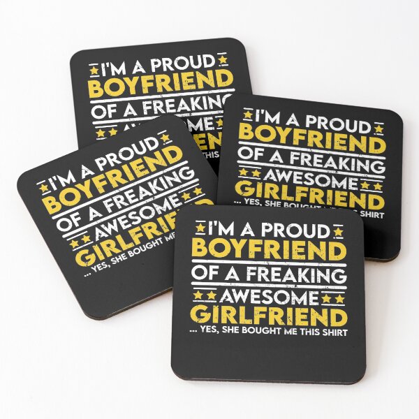 Item preview, I'm a Proud Boyfriend of a Freaking Awesome Girlfriend designed and sold by sesa10.
