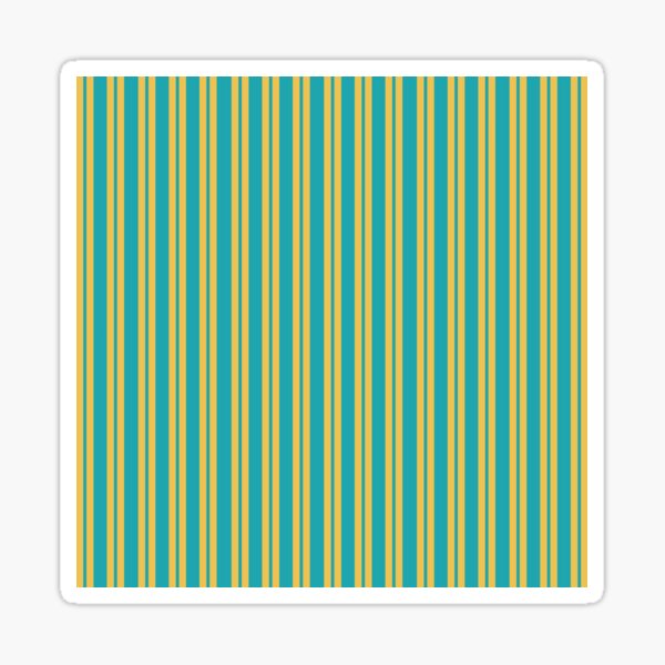 Item preview, Double Stripes Stripe Pattern in Yellow and Turquoise designed and sold by kierkegaard.