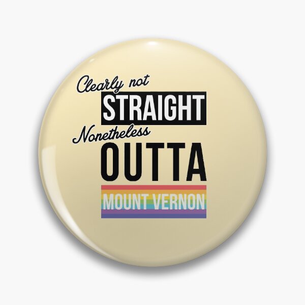 Artikelvorschau, (Ganz klar nicht) Gerade (trotzdem) Outta Mount Vernon - Baltimore Pride entworfen und verkauft von rhserra.