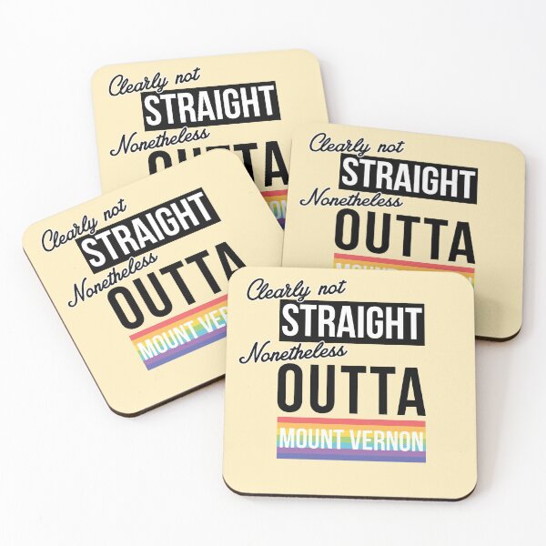 Item preview, (Clearly Not) Straight (Nonetheless) Outta Mount Vernon - Baltimore Pride designed and sold by rhserra.