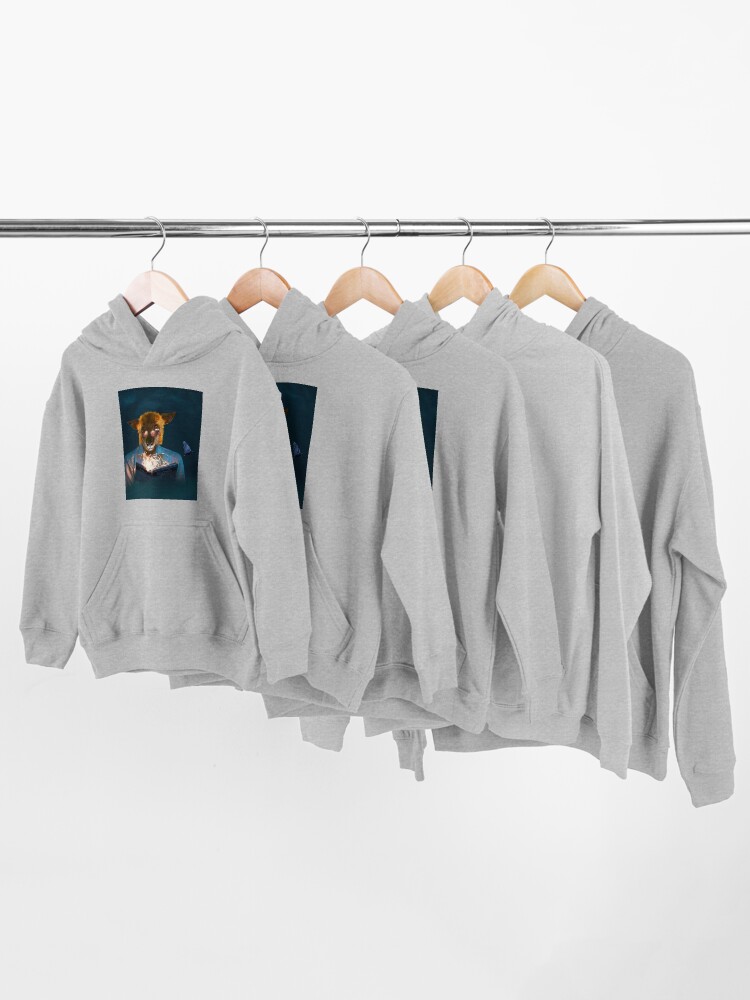 Alternate view of Batzilla - Bat Fantasy Kids Pullover Hoodie