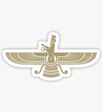 Stylized Faravahar Sticker