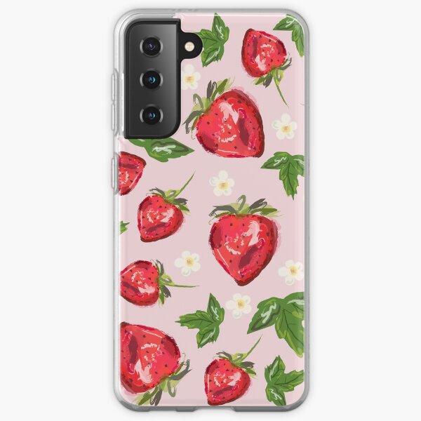 Strawberry Botanical Samsung Galaxy Soft Case