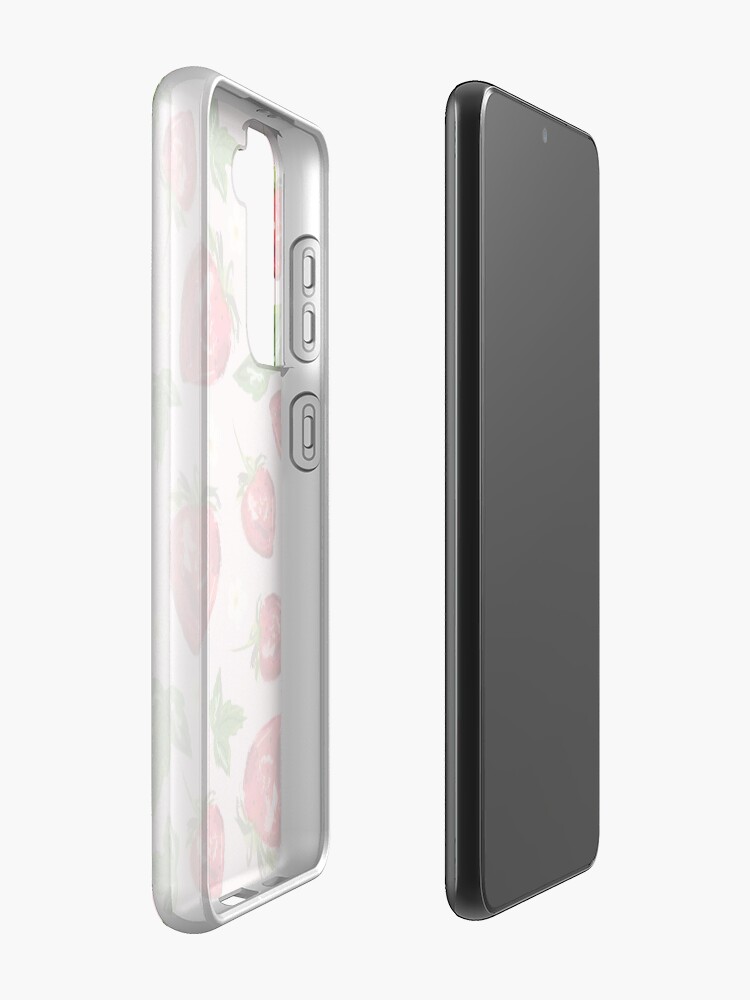 Alternate view of Strawberry Botanical Case & Skin for Samsung Galaxy