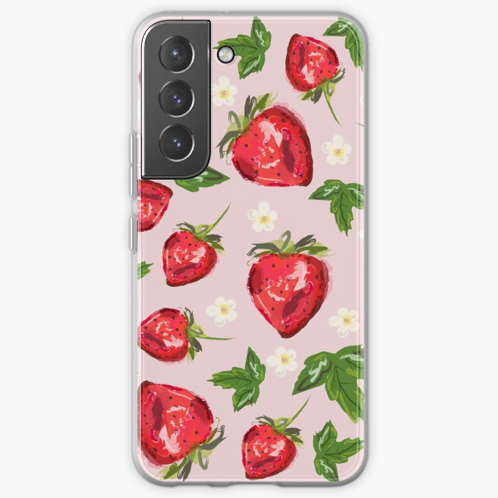 Strawberry Botanical Samsung Galaxy Phone Case