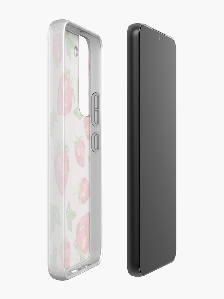 Alternate view of Strawberry Botanical Samsung Galaxy Phone Case