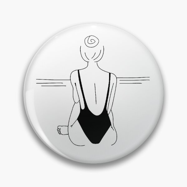 Item preview, Girl Looking At The Horizon Minimalist Art  designed and sold by HybridoStore.