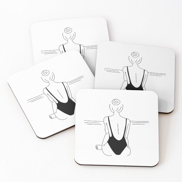 Item preview, Girl Looking At The Horizon Minimalist Art  designed and sold by HybridoStore.