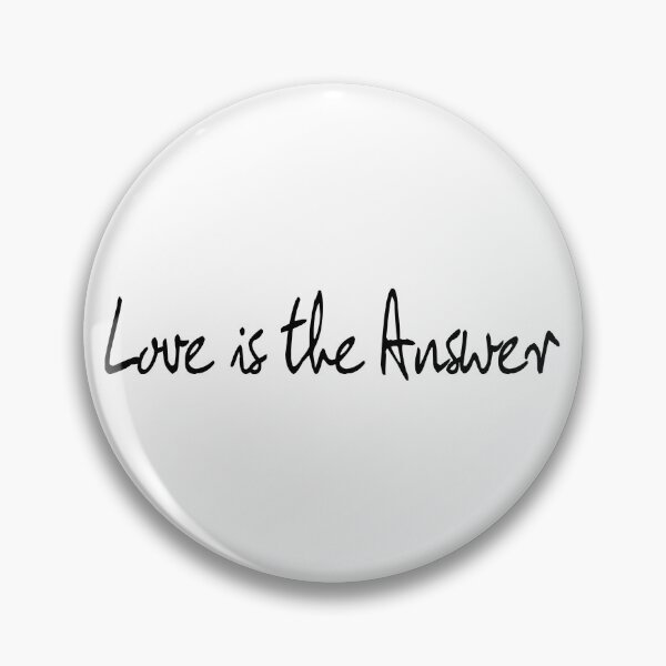 Item preview, Love Is The Answer - Black Print designed and sold by DrewHarrison.