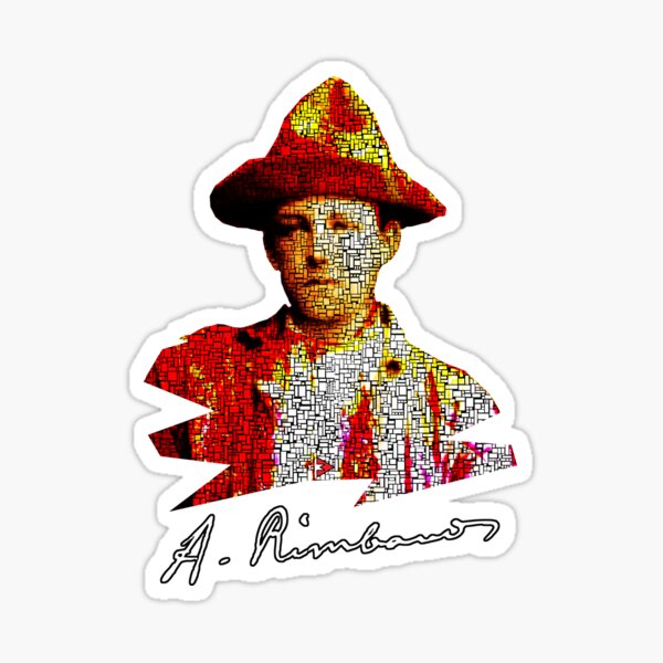 Arthur Rimbaud - A Runaway Prodigy Sticker