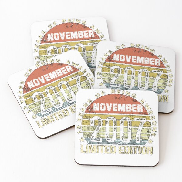 Item preview, 13 Year Old Gifts Vintage NOVEMBER 2007 Limited Edition 13th Birthday  designed and sold by SRedha.