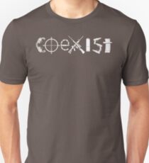 COEXIST - Guns Unisex T-Shirt