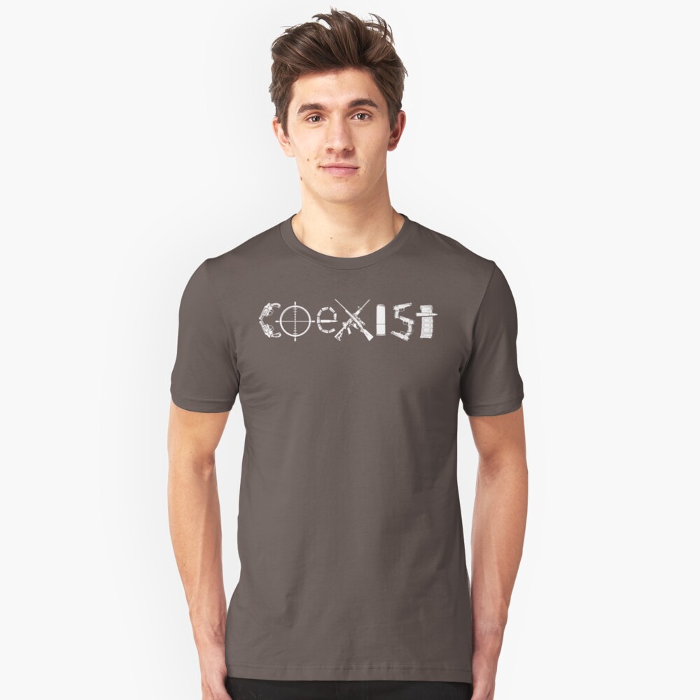 coexist gun shirt