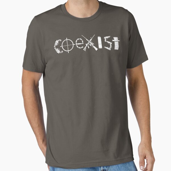 COEXIST - Guns Essential T-Shirt