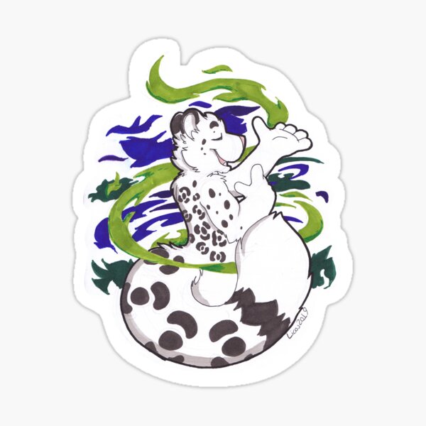 Snow leopard Sticker
