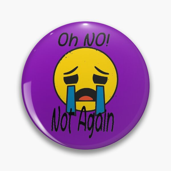Item preview, oh no not again crying face designed and sold by eevee135.