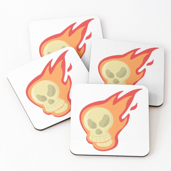 Item preview, Skull in Flames  designed and sold by bobmiller1984.