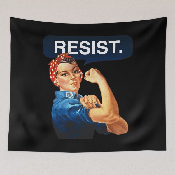 Item preview, Rosie The Riveter Resist designed and sold by flippinsg.