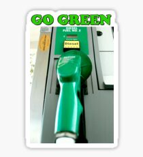 Go Green powerstroke cummins duramax Sticker