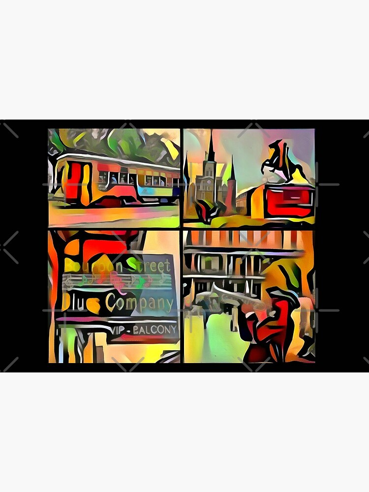 New Orleans-Jackson Square- Trolley-Jazz Player-Blues Bar by Matlgirl