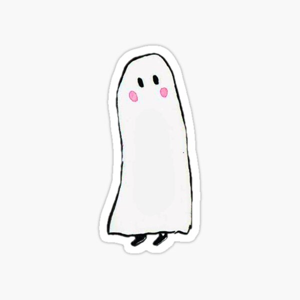 Little Ghost Stickers Redbubble - ghost costume just change skin tone black boo roblox