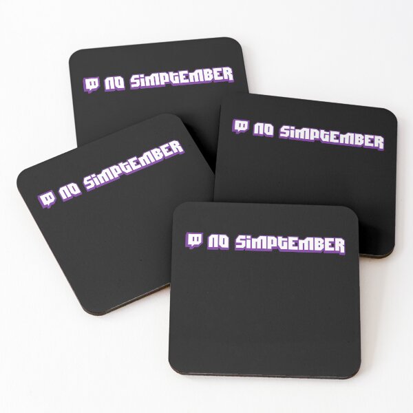 Item preview, No Simp September Twitch Black designed and sold by N1cecream.