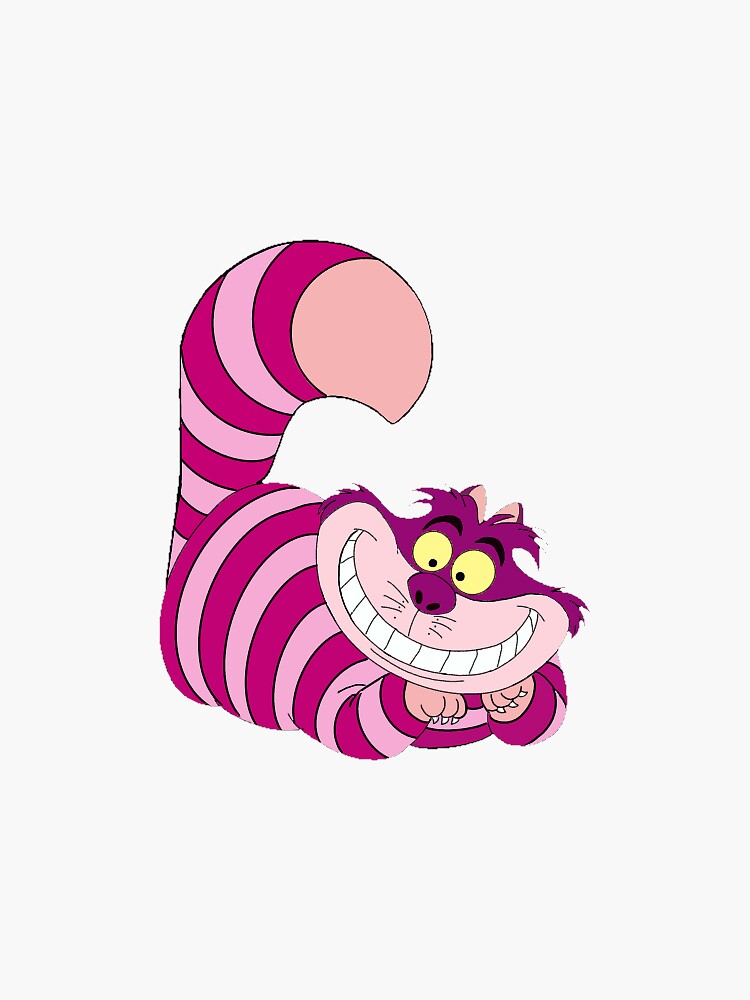 Discover The Cheshire Cat Sticker