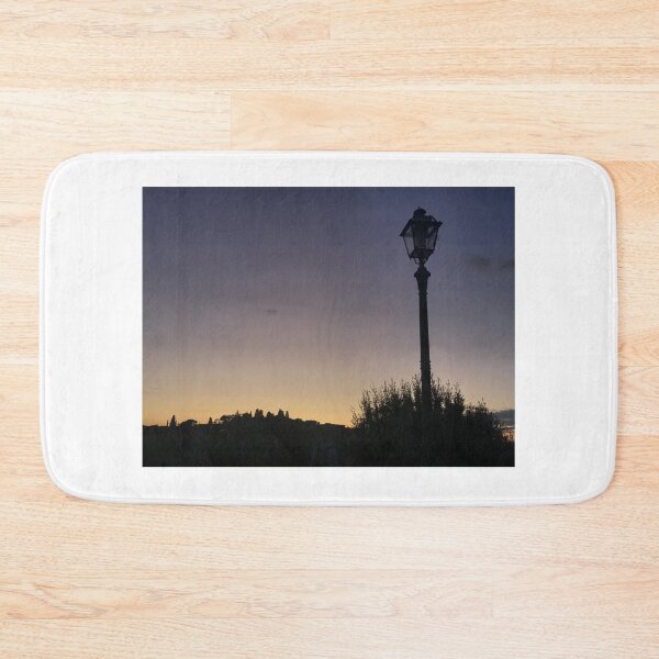 Item preview, Lamp post Silhouette on Italian Sunset designed and sold by EatsSleepsViews.