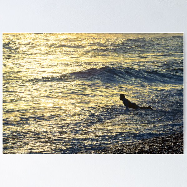 Item preview, Kid Surfing at Lima's Sunset designed and sold by Roldan53.