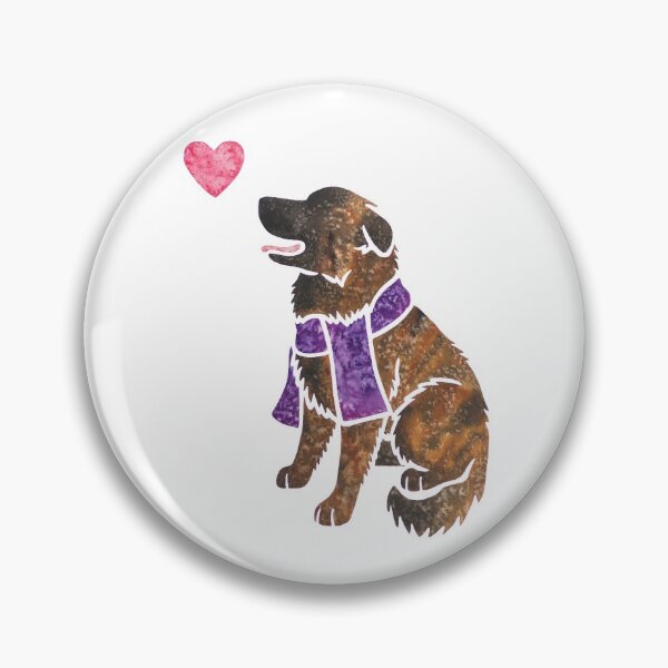 Item preview, Watercolour Estrela Mountain Dog (brindle) designed and sold by animalartbyjess.
