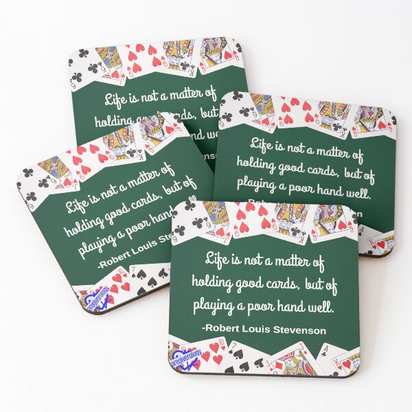 Item preview, Life is not a matter of holding good cards designed and sold by Caregiverology.