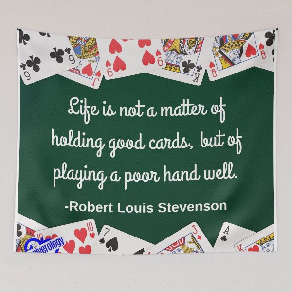 Item preview, Life is not a matter of holding good cards designed and sold by Caregiverology.