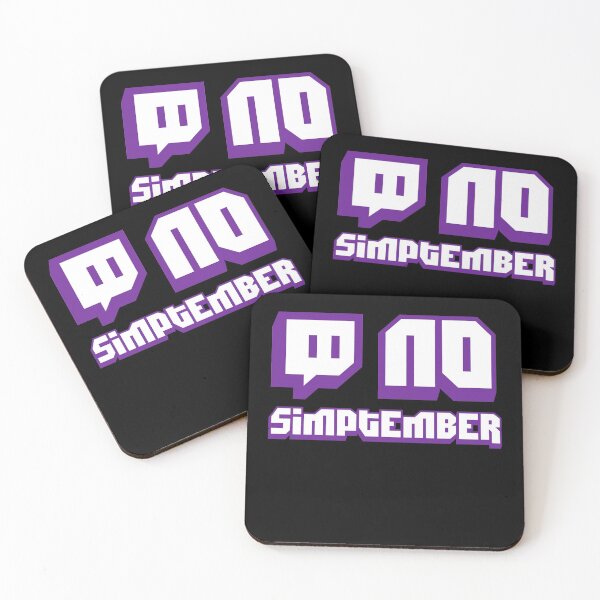 Item preview, No Simp September Twitch Black Big designed and sold by N1cecream.