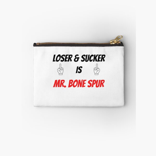Item preview, Loser & Sucker is Mr. Bone Spur Anti-Trump designed and sold by Passion Isles.
