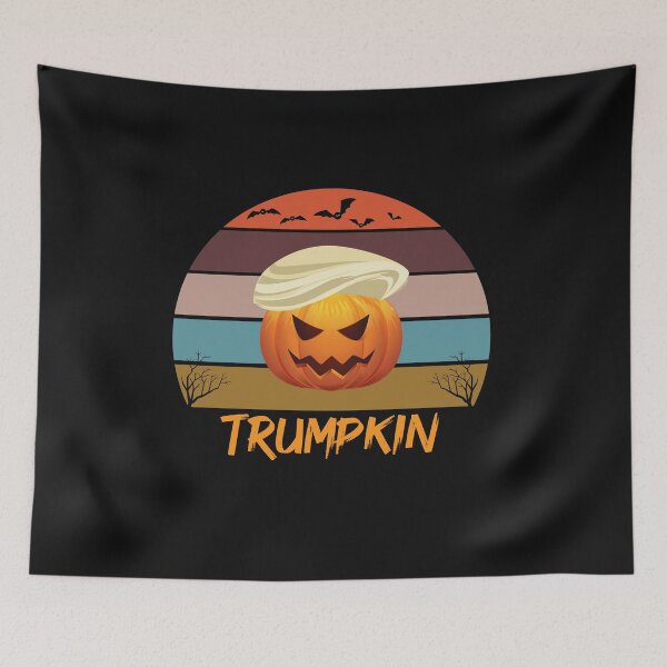 Item preview, Halloween Trumpkin Vintage US Trump T-Shirt designed and sold by Mostik Vipo.