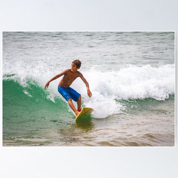 Item preview, Kid Surfing in Mancora. designed and sold by Roldan53.
