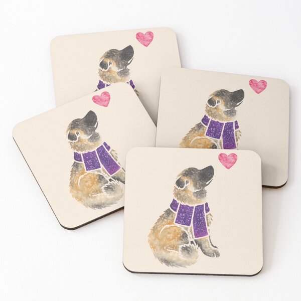 Item preview, Watercolour Estrela Mountain Dog (fawn) designed and sold by animalartbyjess.