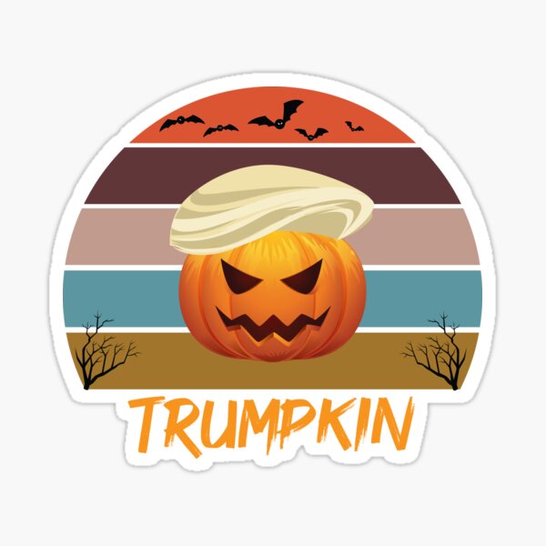 Item preview, Halloween Trumpkin Vintage US Trump T-Shirt designed and sold by Mostik Vipo.