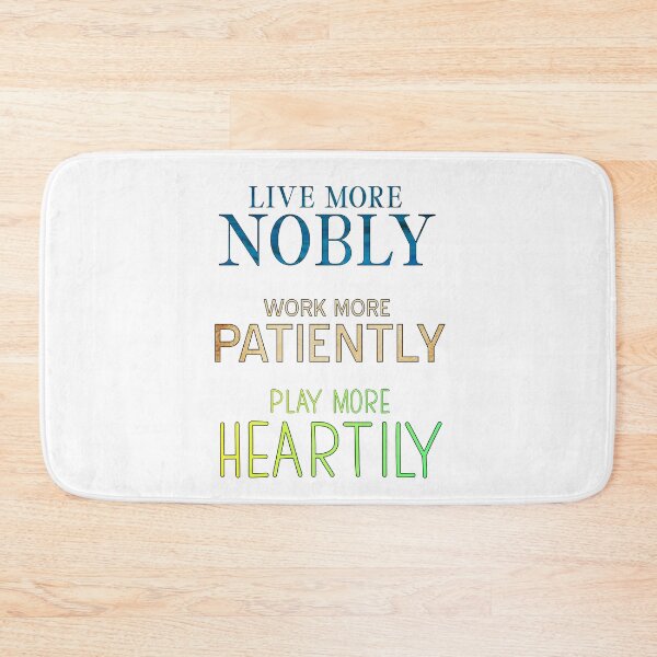 Item preview, Anne of Green Gables-Inspired "Live, Work, Play" designed and sold by mulberrydragon.