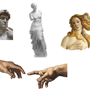 Artwork thumbnail, Classical Art Sticker Pack by ktester