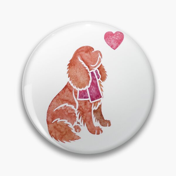Item preview, Watercolour Cavalier King Charles Spaniel designed and sold by animalartbyjess.