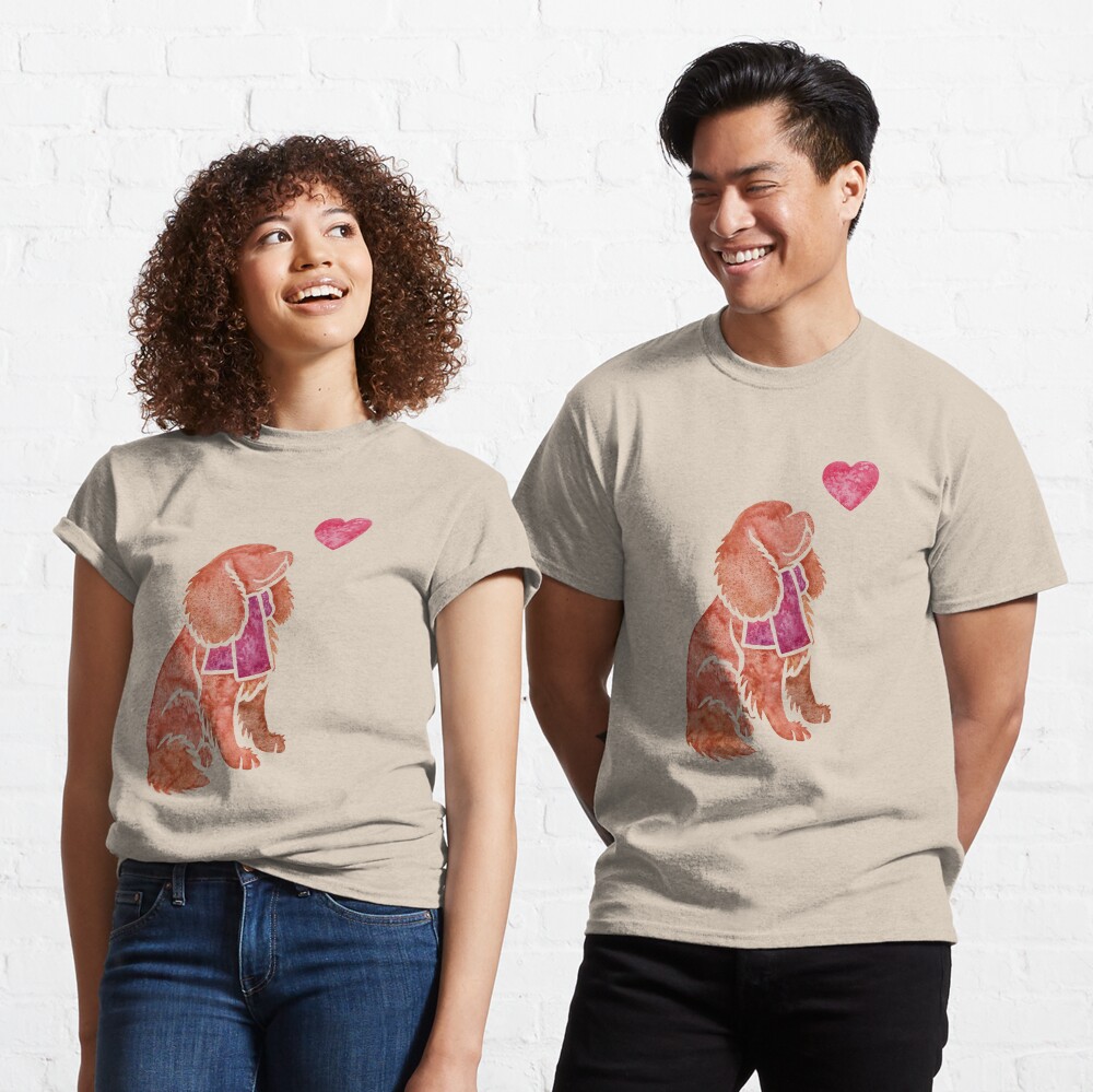 Watercolour Cavalier King Charles Spaniel Classic T-Shirt