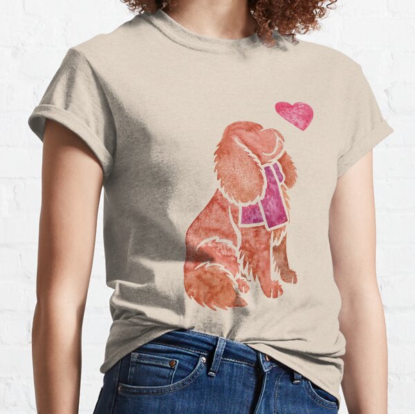 Watercolour Cavalier King Charles Spaniel Classic T-Shirt