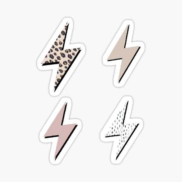 Boho Lightning bolts Sticker