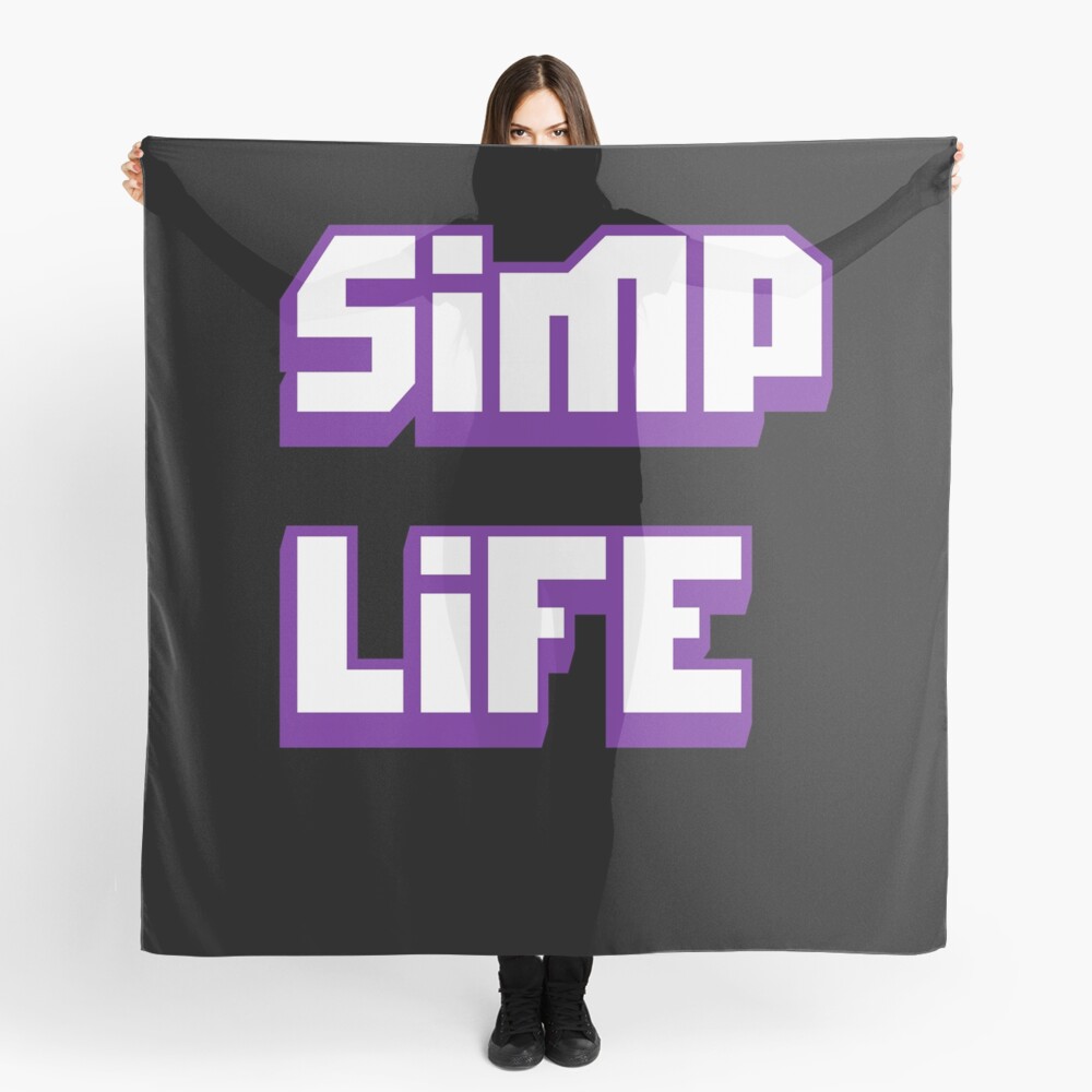 "Simp Life Twitch" Tuch von N1cecream Redbubble